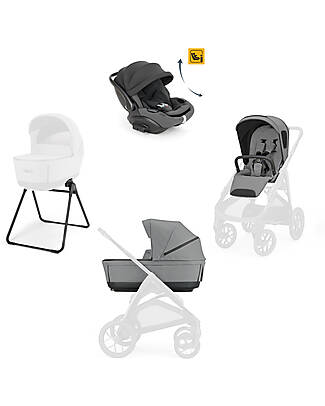 Inglesina System Quattro Aptica XT Darwin Recline EVO - Canyon Grey Passeggini Classici