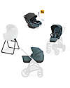 Inglesina System Quattro Aptica XT Darwin Recline EVO - Himalaya Blue Passeggini Classici