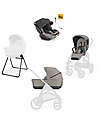 Inglesina System Quattro Aptica XT Darwin Recline EVO - Tundra Beige Passeggini Classici