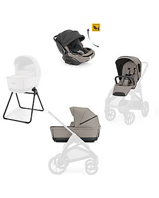 Inglesina System Quattro Aptica XT Darwin Recline EVO - Tundra Beige Passeggini Classici