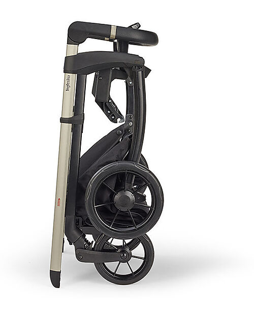 Inglesina Telaio Electa - Iridio Black - Ideale per la Vita Metropolitana Passeggini Trio e Duo