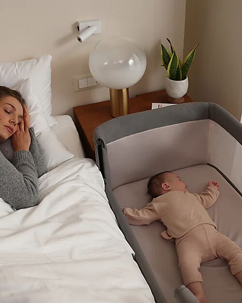 Inglesina Welcome Bed - Baku Grey - Culla Co-sleeping progettata per il Baby Wellness Culle Next To Me
