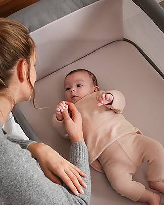 Inglesina Welcome Bed - Shiva Grey - Culla Co-sleeping progettata per il Baby Wellness Culle Next To Me