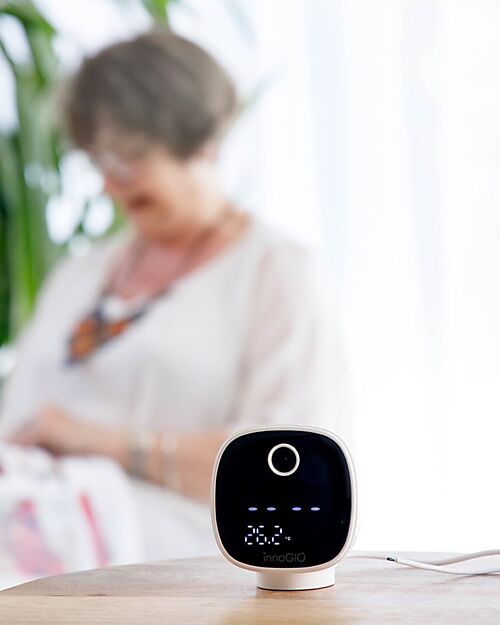 Innogio GIOsafety Smart Clock Camera - Sveglia per Bambini con Telecamera Incorporata Baby Monitor