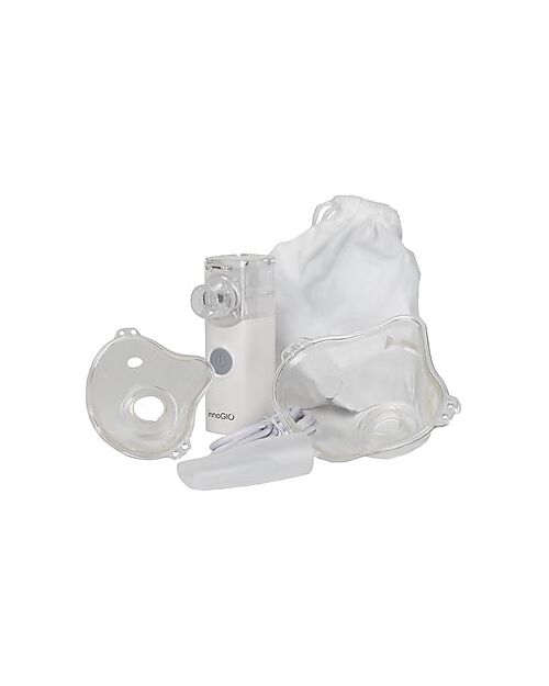 Innogio Nebulizzatore Giovital Mini Mesh - Progettato per Bambini e Adulti - Supporta il Trattamento di Asma o Allergie Rimedi Naturali