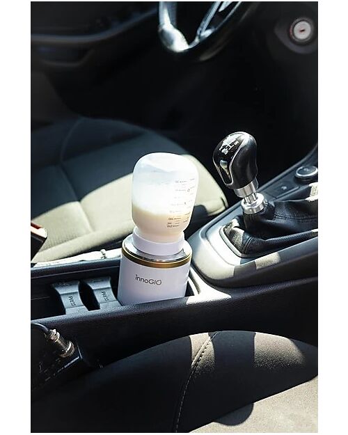 Innogio Scaldabiberon Portatile - Giowarm - si Carica con Cavo USB Cuoci Pappa_