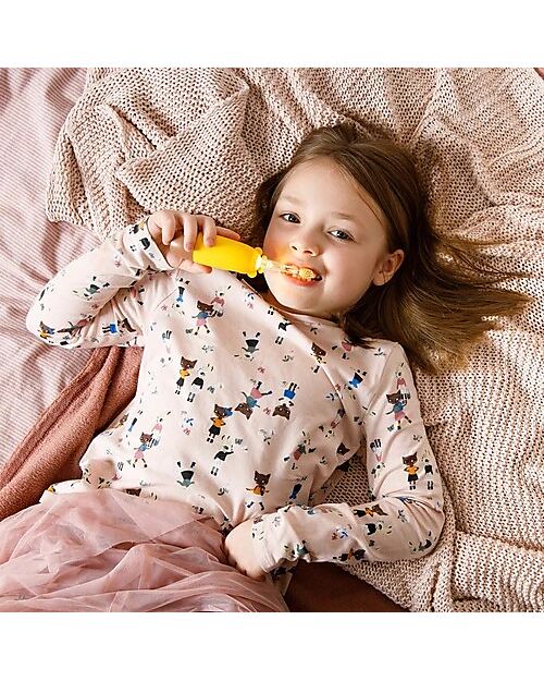 Innogio Spazzolino da Denti Elettrico - Giogiraffe Giallo - Dotato di Timer Spazzolini