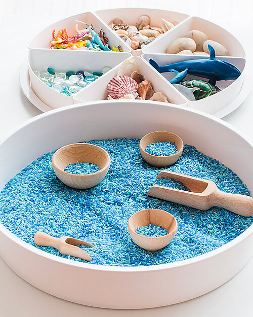 Inspire My Play Vassoio Playtray per Gioco Sensoriale - 100% Plastica ABS Alimentare - Incoraggia la Creatività Giochi Sensoriali_