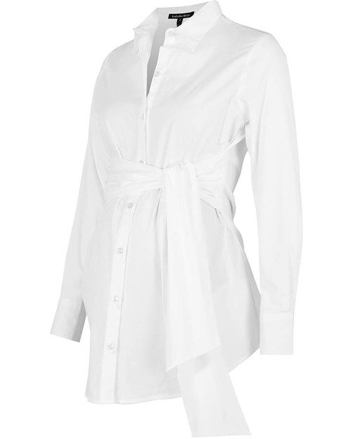 Isabella Oliver Camicia Premaman - Bianco - Cotone Camicie_