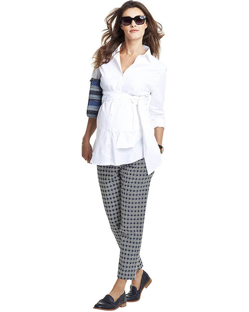 Isabella Oliver Camicia Premaman - Bianco - Cotone Camicie_