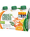 Isola Bio Succo e Polpa Premium, Arancia Carota e Limone, 3x200 ml - 100% Bio, in brick Succhi Bio