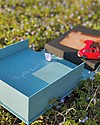 Italian Creative Book Scatola dei Ricordi ed Album Fotografico, Azzurro con Cavallo - 19x19 cm Album e Cofanetti