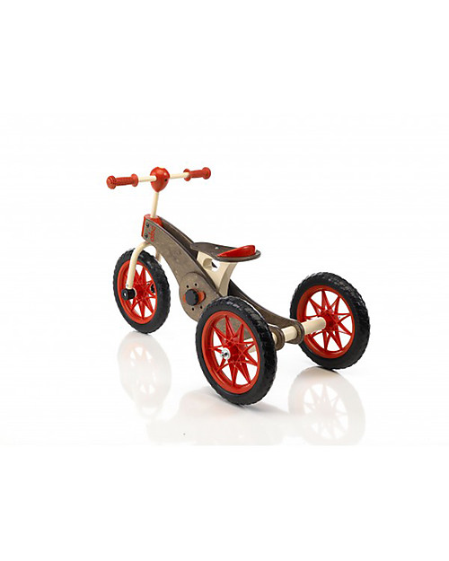 Italtrike Abc Chocolate Magic Wheels, Prodotto 2 in 1, da 1 a 6 anni - Da Triciclo Diventa Bicicletta! Biciclette
