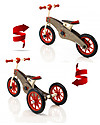 Italtrike Abc Chocolate Magic Wheels, Prodotto 2 in 1, da 1 a 6 anni - Da Triciclo Diventa Bicicletta! Biciclette