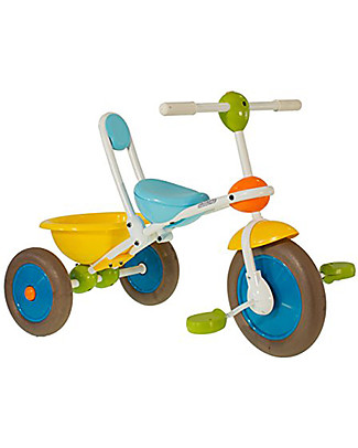Italtrike ABC Learn and Ride, Triciclo con Vaschetta Portaoggetti - Per Imparare a Pedalare la Prima Volta Biciclette