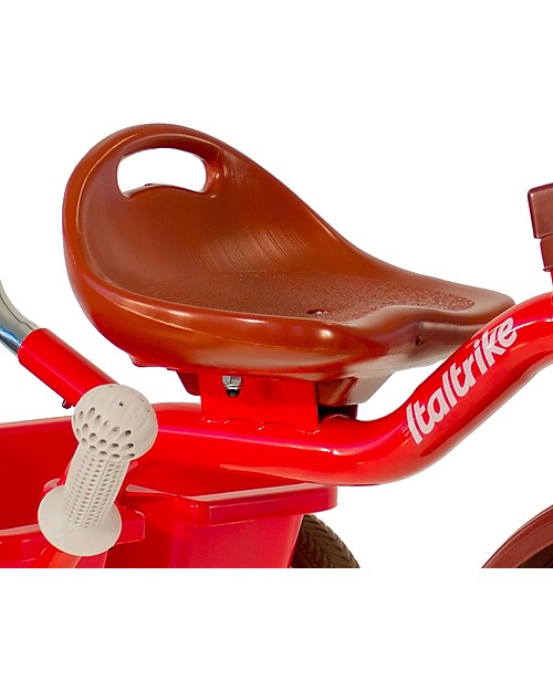 Italtrike Classic Line Passenger, Triciclo con Canna Rigida + Freno a Mano, Rosso Biciclette