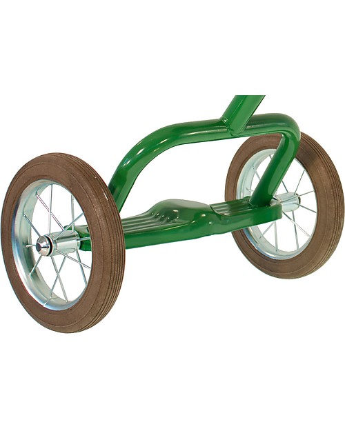 Italtrike Classic Line Spokes, Triciclo di Alta Qualità, Struttura in Metallo - Verde Biciclette