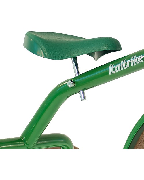 Italtrike Classic Line Spokes, Triciclo di Alta Qualità, Struttura in Metallo - Verde Biciclette