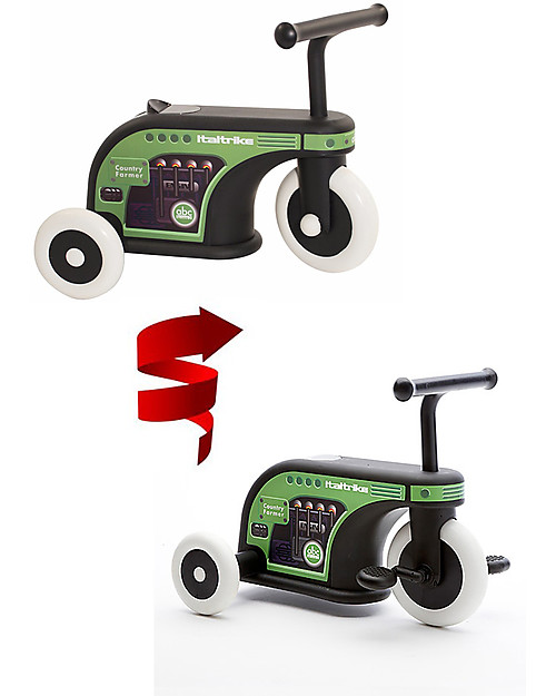 Italtrike La Cosa 2, Cavalcabile o Triciclo per Uso Esterno, Farmer Cavalcabili