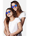 Izipizi Sun Junior #C, Tartaruga Lenti Azzurre a Specchio - Taglia unica da 4 a 10 anni! Occhiali da Sole
