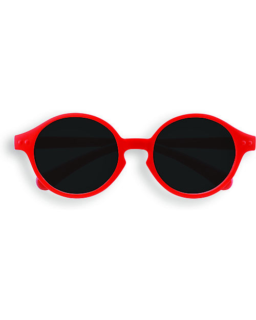Izipizi Sun Kids, Rosso - Occhiali da sole bimbi da 12 a 36 mesi Occhiali da Sole
