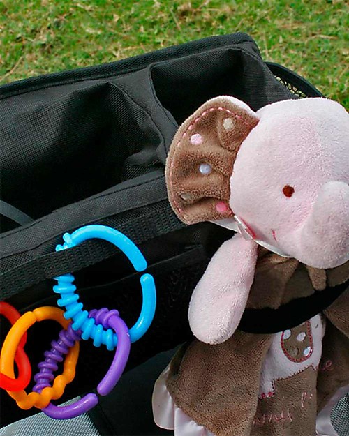 J L Childress Borsa Portaoggetti per Passeggino Food ‘N Fun - Nero Borse e Organizer