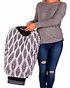 J L Childress Coperta Multiuso 4-in-1 - Nero/Bianco Accessori Seggiolini Auto