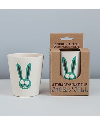 Jack 'n Jill Bicchiere per Risciacquo o per Spazzolino, Bunny il Coniglietto Spazzolini