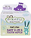 Jack 'n Jill Salviette in Cotone Denti e Gengive per Bambini, 25 p - Naturali e Sicure! Dentifrici