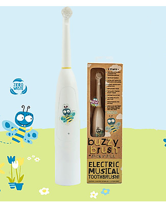 Jack 'n Jill Spazzolino Elettrico Musicale Buzzy Brush - Interattivo e Divertente! Dentifricio e Spazzolini
