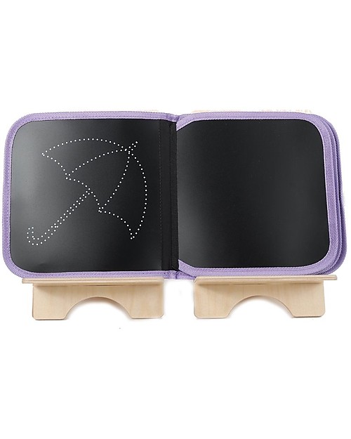 Jaq Jaq Bird Album da Colorare Grandi Artisti - Seurat - Riutilizzabile più 4 Gessetti Zero Polvere Butterstix Disegnare e Colorare