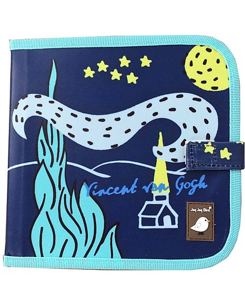 Jaq Jaq Bird 1108076 - Mini libro da colorare, con 4 penne