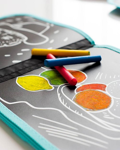 Jaq Jaq Bird Mini libro da colorare Elefante con 4 pennarelli Wishy Washy