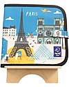 Jaq Jaq Bird Album Riutilizzabile Cities of Wonder - Parigi - Con 4 Gessetti Zero Polvere Butterstix! Disegnare e Colorare