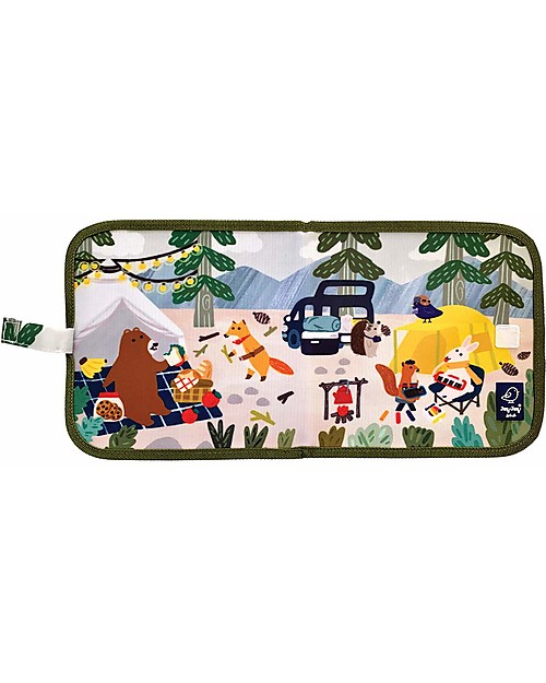 Jaq Jaq Bird Album Riutilizzabile JJB & Friends Doodle It & Go - Campeggio Disegnare e Colorare