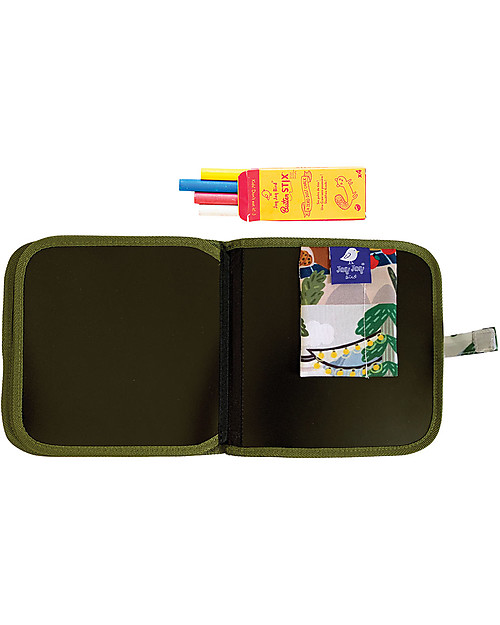 Jaq Jaq Bird Album Riutilizzabile JJB & Friends Doodle It & Go - Campeggio Disegnare e Colorare