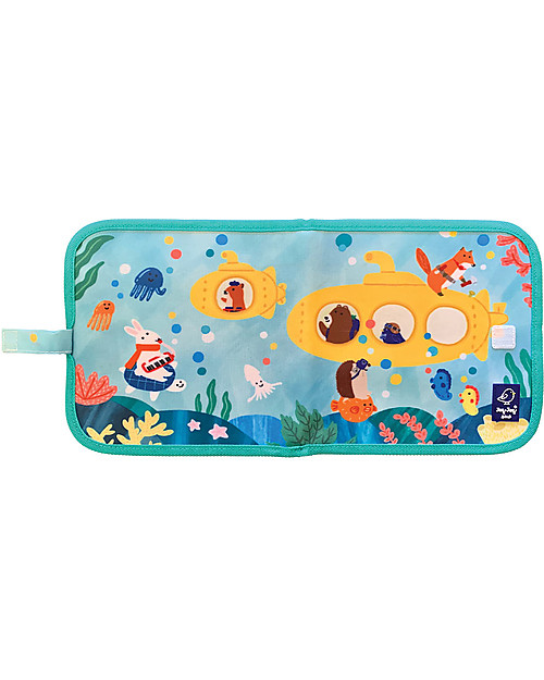 Jaq Jaq Bird Album Riutilizzabile JJB & Friends Doodle It & Go  - Sottomarini Disegnare e Colorare