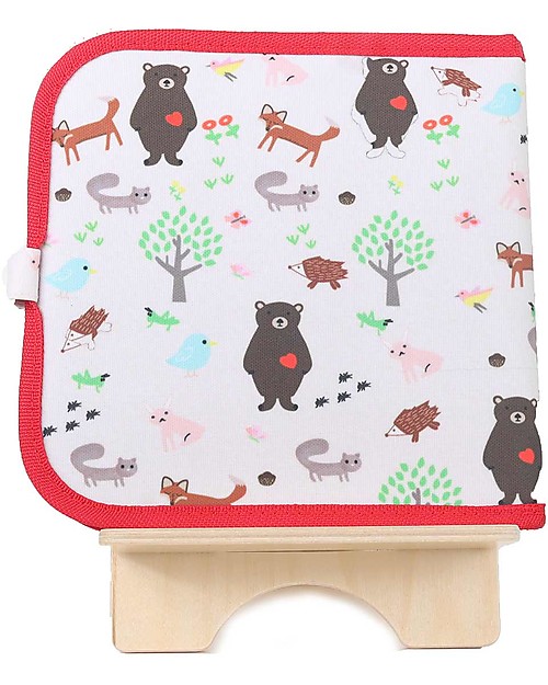 Jaq Jaq Bird Doodle It - Amici - Album Riutilizzabile più 4 Gessetti Zero Polvere Butterstix Disegnare e Colorare