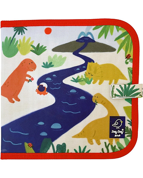 Mini libro da colorare con 4 pennarelli Wishy Washy - Orso – - GREL Shop SAGL