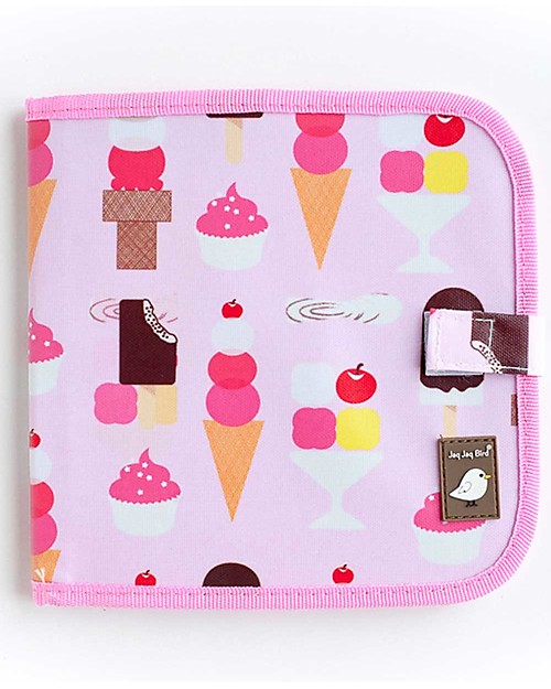 Jaq Jaq Bird Doodle It - Gelati - Album Riutilizzabile più 4 Gessetti Zero Polvere Butterstix Disegnare e Colorare