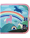 Jaq Jaq Bird Doodle It - Unicorni - Album Riutilizzabile più 4 Gessetti Zero Polvere Butterstix Disegnare e Colorare