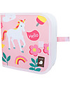 Jaq Jaq Bird Doodle It - Unicorni - Album Riutilizzabile più 4 Gessetti Zero Polvere Butterstix Disegnare e Colorare