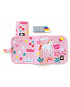 Jaq Jaq Bird Doodle It - Unicorni - Album Riutilizzabile più 4 Gessetti Zero Polvere Butterstix Disegnare e Colorare