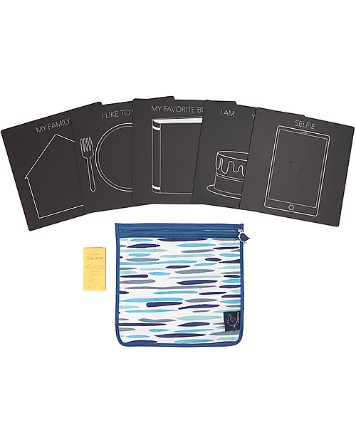 Jaq Jaq Bird Lavagnetta Giochi da Viaggio Questo Sono Io con Gessetti Zero Polvere - Disegna e colora il tuo mondo Lavagnette