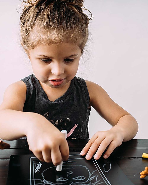 Jaq Jaq Bird Lavagnetta Giochi da Viaggio Questo Sono Io con Gessetti Zero Polvere - Disegna e colora il tuo mondo Lavagnette