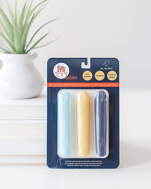 Jaq Jaq Bird Portagessetti Pacco da 3, Multicolor - Sicuro e divertente! Disegnare e Colorare