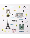 Jaq Jaq Bird Set di Adesivi Cities of Wonder  - Parigi - Include una Mappa della Città! Adesivi e Timbri