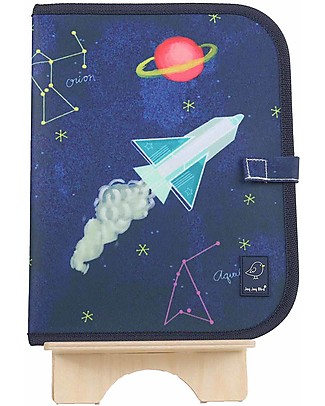 Jaq Jaq Bird Tovaglietta 2in1 "Gioca e Mangia", Costellazione - Include 4 gessetti Butterstix Tovagliette_