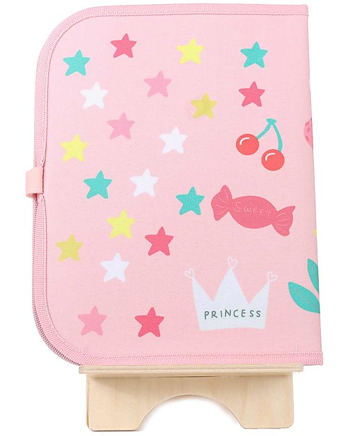 Jaq Jaq Bird Tovaglietta 2in1 "Gioca e Mangia", Unicorno - Include 4 gessetti Butterstix Disegnare e Colorare