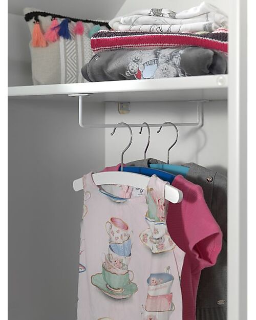 Jaxx Armadio Casami Bruges - Azzurro - 1 Anta - 57,6 x 37 x 171,5 - MDF Armadi